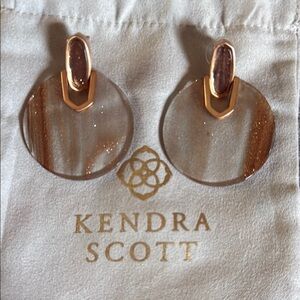 Kendra Scott Diane Rose Gold Statement Earrings